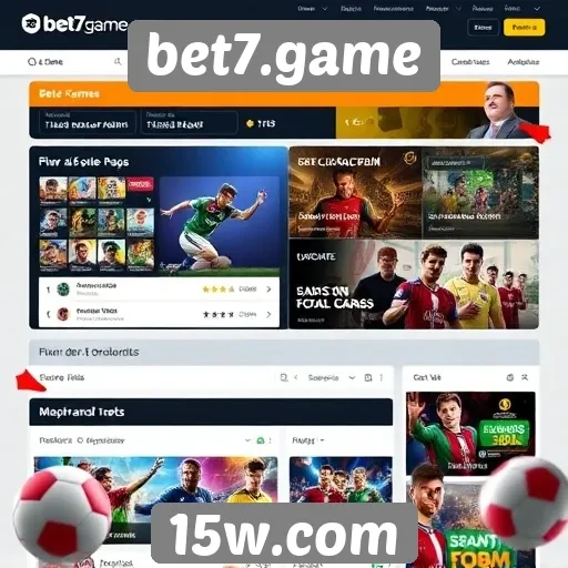 Funcionalidades do site bet7.game analisadas